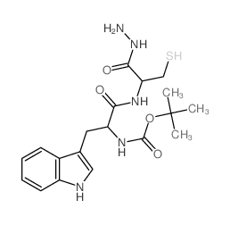 L-Cysteine,N-[N-[(1,1-dimethylethoxy)carbonyl]-L-tryptophyl]-, hydrazide (9CI)结构式