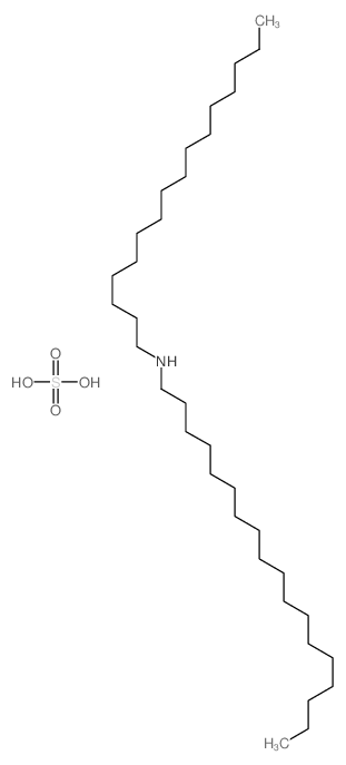 N-hexadecyloctadecan-1-amine; sulfuric acid structure