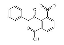 2-Benzylsulfinyl-3-nitrobenzoesaeure Structure