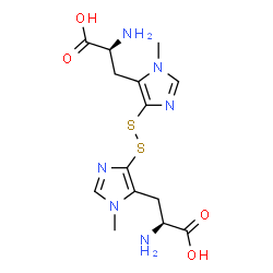 1-N-methyl-4-mercaptohistidine disulfide结构式