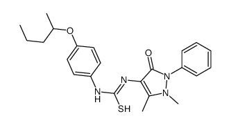 3-Antipyrinyl-1-[4-(1-methylbutoxy)phenyl]thiourea picture