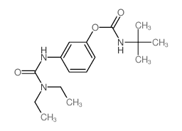 1,1-Diethyl-3-(m-hydroxyphenyl)urea tert-butylcarbamate结构式