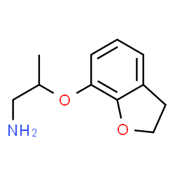 1-Propanamine,2-[(2,3-dihydro-7-benzofuranyl)oxy]-(9CI) structure