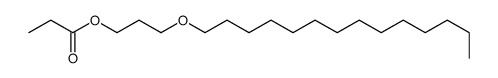 PPG-2 MYRISTYL ETHER PROPIONATE structure