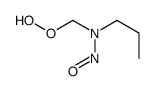 N-(hydroperoxymethyl)-N-propylnitrous amide Structure
