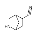 2-Azabicyclo[2.2.1]heptane-5-carbonitrile(9CI)结构式