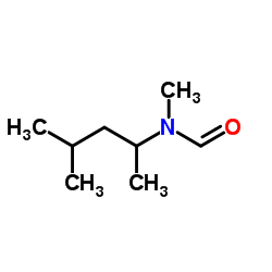 Formamide, N-1,3-dimethylbutyl-N-methyl- (5CI)结构式