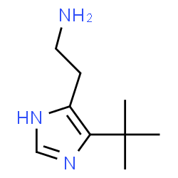 1H-Imidazole-4-ethanamine,5-(1,1-dimethylethyl)- Structure