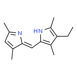 1H-Pyrrole,2-[(Z)-(3,5-dimethyl-2H-pyrrol-2-ylidene)methyl]-4-ethyl-3,5-dimethyl-(9CI) structure