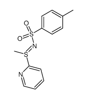 S-Methyl-S-(2-pyridyl)-N-tosylsulfimid结构式
