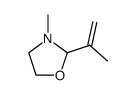 2-Isopropenyl-3-methyl-1,3-oxazolidin结构式
