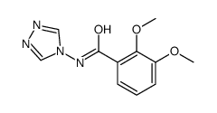 Benzamide, 2,3-dimethoxy-N-4H-1,2,4-triazol-4-yl- (9CI)结构式
