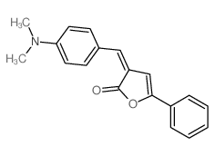 2(3H)-Furanone,3-[[4-(dimethylamino)phenyl]methylene]-5-phenyl-结构式