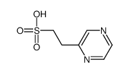 2-pyrazin-2-ylethanesulfonic acid Structure