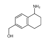 (5-amino-5,6,7,8-tetrahydronaphthalen-2-yl)methanol Structure