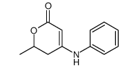 4-anilino-2-methyl-2,3-dihydropyran-6-one结构式