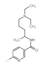 6-Chloro-3-(N-(4-diethylamino)-1-methylbutyl)-3-pyridinecarboxamide picture