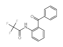 N-(2-benzoylphenyl)-2,2,2-trifluoro-acetamide structure