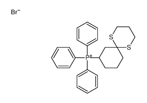 1,5-dithiaspiro[5.5]undecan-10-yl(triphenyl)phosphanium,bromide结构式