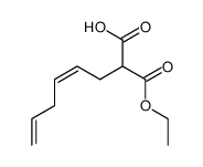 2-carbethoxy-4(Z),7-octadienoic acid Structure