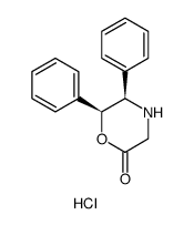 (5R,6S)-5,6-diphenylmorpholin-2-one Structure