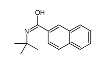 N-tert-butylnaphthalene-2-carboxamide structure