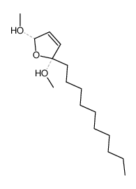 2-n-decyl-2,5-dimethoxy-2,5-dihydro-furan Structure