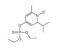 diethoxy-[(6-methyl-1-oxido-2-propan-2-yl-2H-pyridin-4-yl)oxy]-sulfanylidene-λ5-phosphane Structure