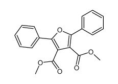 Dimethyl 2,5-diphenylfuran-3,4-dicarboxylate结构式