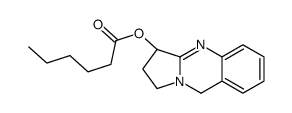 [(3R)-1,2,3,9-tetrahydropyrrolo[2,1-b]quinazolin-3-yl] hexanoate Structure