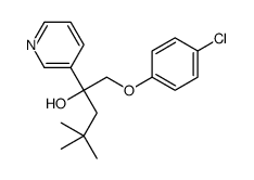 1-(4-chlorophenoxy)-4,4-dimethyl-2-pyridin-3-ylpentan-2-ol结构式