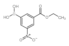 (3-ETHOXYCARBONYL-5-NITROPHENYL)BORONIC ACID structure