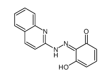 5-hydroxy-6-(quinolin-2-ylhydrazinylidene)cyclohexa-2,4-dien-1-one结构式