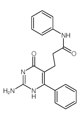 3-(2-amino-4-oxo-6-phenyl-1H-pyrimidin-5-yl)-N-phenyl-propanamide picture