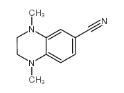 1,4-Dimethyl-1,2,3,4-tetrahydroquinoxaline-6-carbonitrile structure