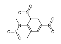 2,N-dimethyl-4,6,N-trinitro-aniline结构式
