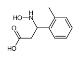 3-hydroxyamino-3-o-tolyl-propionic acid结构式