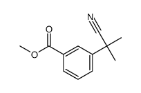 3-(2-氰基丙烷-2-基)苯甲酸甲酯结构式