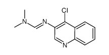 N'-(4-chloroquinolin-3-yl)-N,N-dimethylimidoformamide结构式