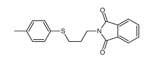 2-[3-(4-methylphenyl)sulfanylpropyl]isoindole-1,3-dione结构式
