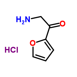 2-Amino-1-(2-furyl)ethanone hydrochloride (1:1) structure