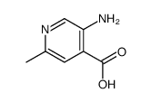 5-氨基-2-甲基异烟酸结构式