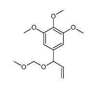 1,2,3-trimethoxy-5-[1-(methoxymethoxy)prop-2-enyl]benzene Structure
