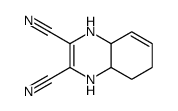 1,4,4a,5,6,8a-hexahydroquinoxaline-2,3-dicarbonitrile结构式