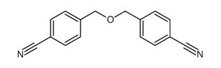 4-[(4-cyanophenyl)methoxymethyl]benzonitrile结构式