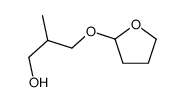 2-methyl-3-(oxolan-2-yloxy)propan-1-ol结构式