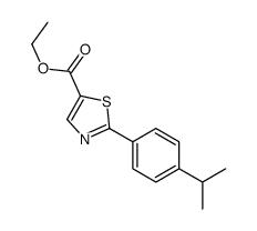 ETHYL 2-(4-ISOPROPYLPHENYL)THIAZOLE-5-CARBOXYLATE picture