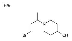 1-(4-bromobutan-2-yl)piperidin-4-ol,hydrobromide Structure