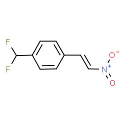 BENZENE, 1-(DIFLUOROMETHYL)-4-(2-NITROETHENYL)-结构式