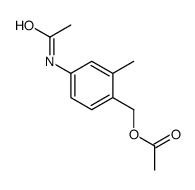 (4-acetamido-2-methylphenyl)methyl acetate Structure